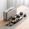 Handun Japanese Portable Ceramic Travel Tea Set