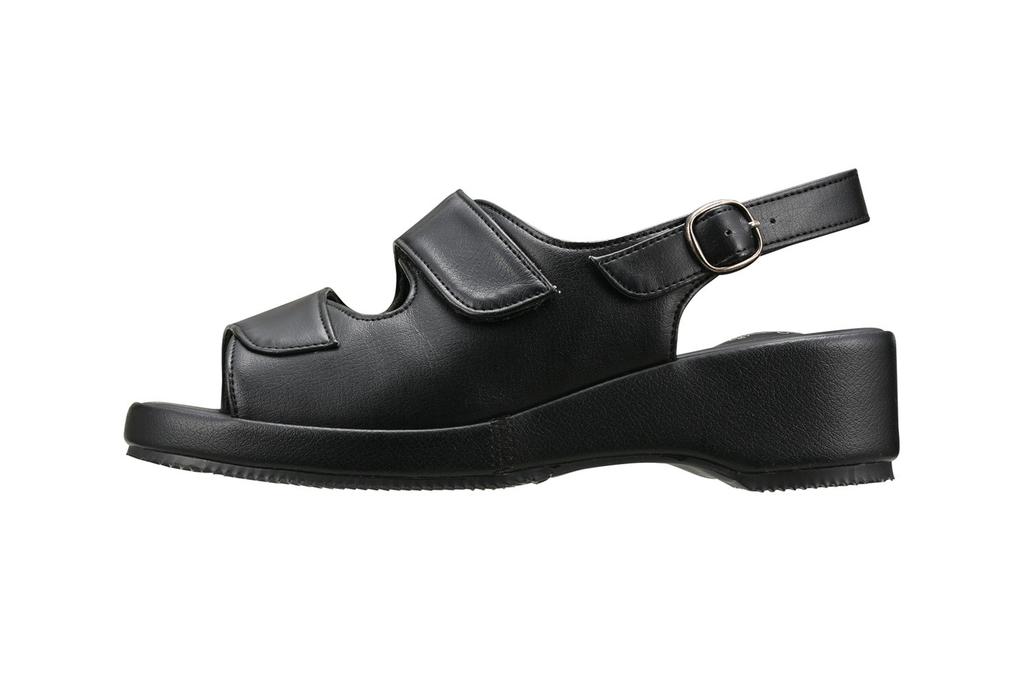 Pansy BB5303 Office Black Sandals, Medium,