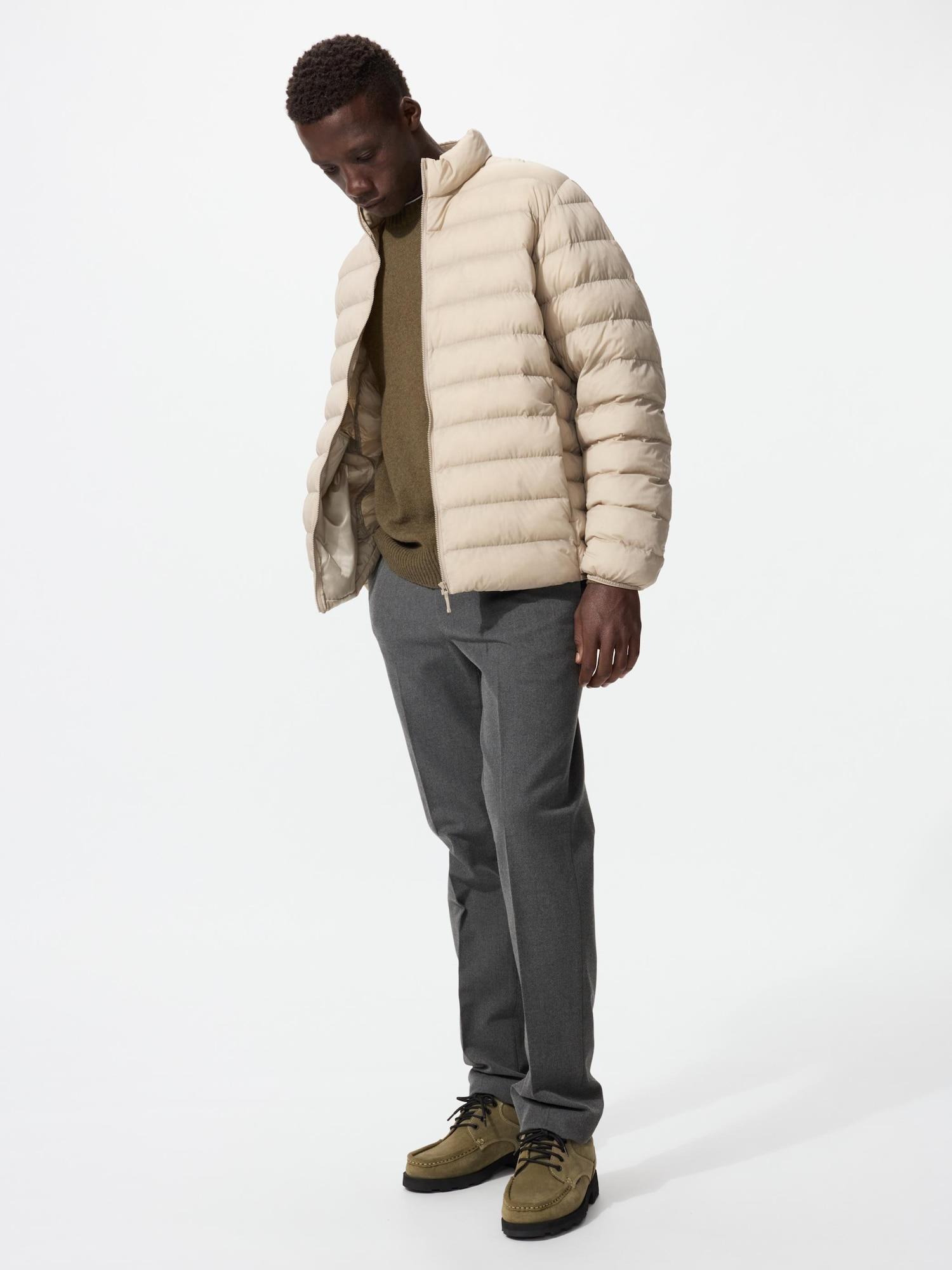 

Uniqlo Теплые умные брюки Длина штанины 85 см Длинные 08 DARK GRAY/MEN 70