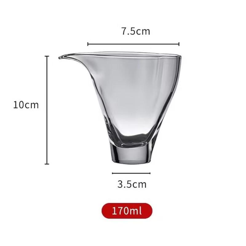 

Japanese Style 170ml Heat-resistant Kungfu Glass Tea Cup Fair Mug Tea Pitcher Tea Ceremony Chahai Tea Set Accessories Teaware 170ml