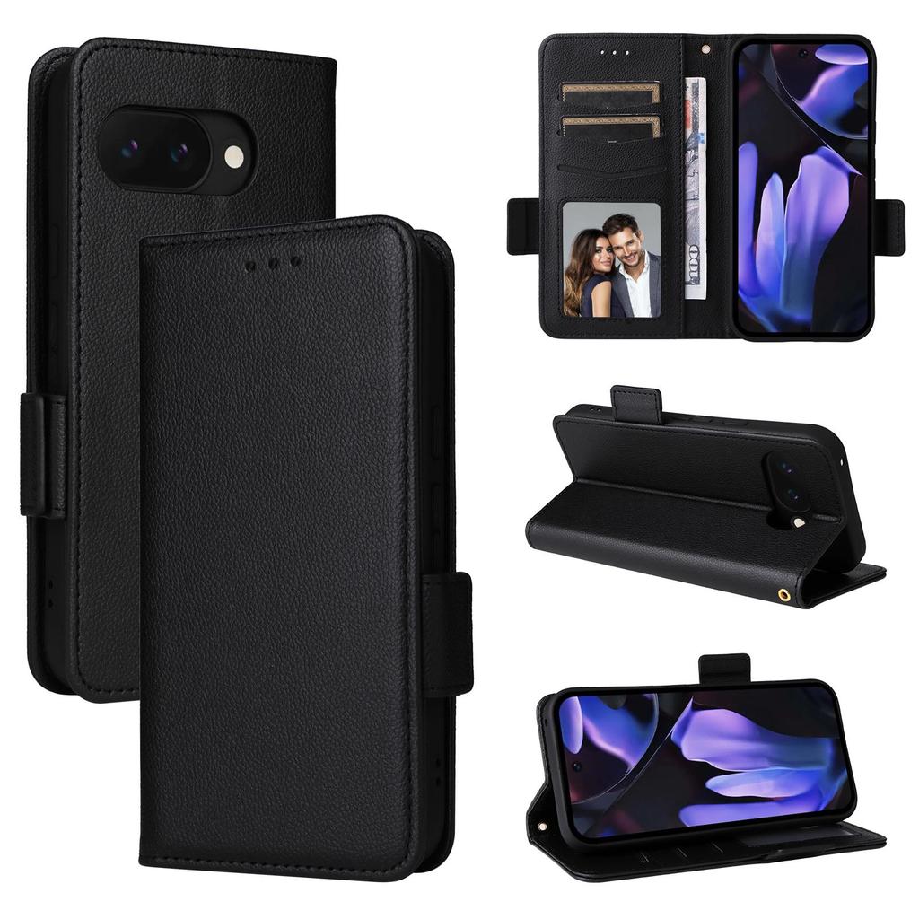 Flip Cover compatible for Google Pixel 10A PU Leather Phone Case Full-Body Protection with [RFID Blocking]