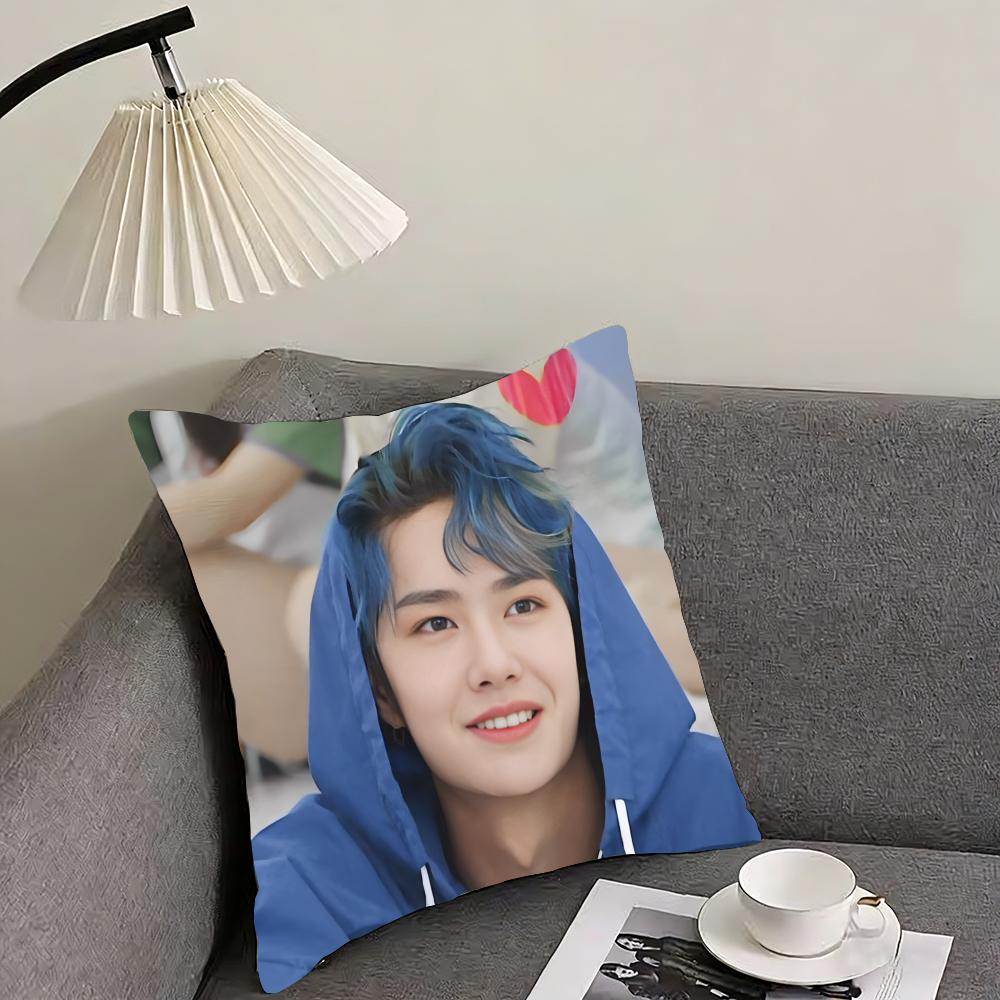 

Cool WWang Yibo Cushion Cover Pillowcase Ultra Soft Skin Friendly Fabric Cloud Like Comfort Concealed Zipper 30x30cm