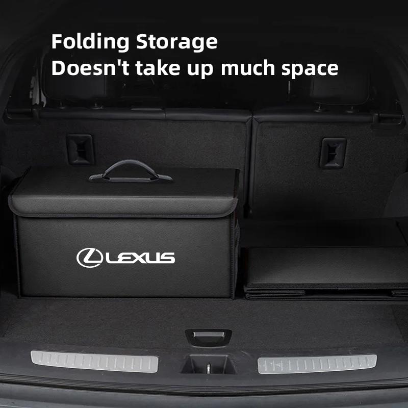 Car Trunk Leather Storage Box Auto Interior Organizer Accessories For Lexus F-SPORT ES RX NX LS UX LM LX GX LC RZ IS CT GS RC HS