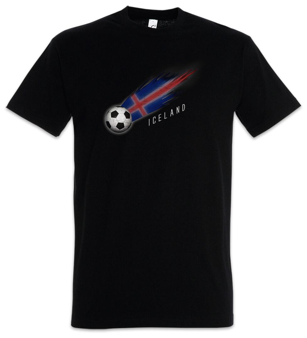 Iceland Football Comet I Mens T-Shirt Mens Womens Tees Top Icelandic Icelandic Flag 3XL