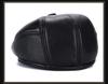 Haining Genuine Leather Sheepskin Men's Winter Beret with Ear Protection