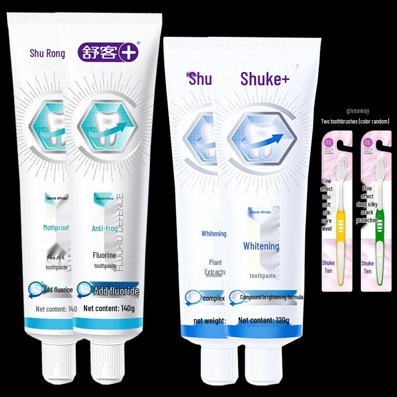 Shuke Professional Anti-Cavity & Whitening Toothpaste Bundle