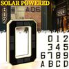 4.7 Inch Solar Lighted House Numbers for Outside Waterproof LED Address Numbers Signs for Houses Decorate Your Door Number