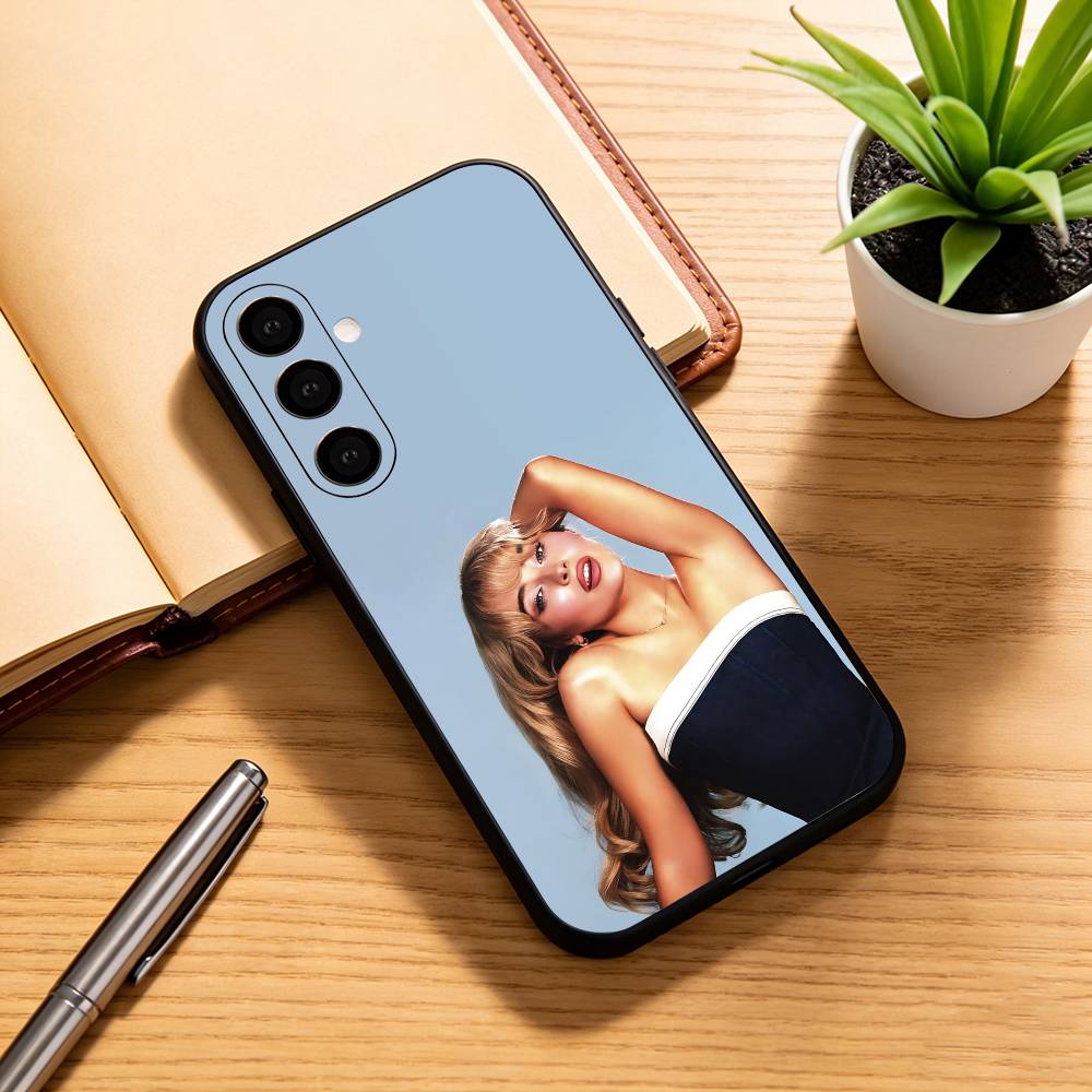 S-Sabrina C-Carpenter Phone Case For Samsung Galaxy A73,A72,A71,A70,A53,A52,A51,Others Soft Black Cover