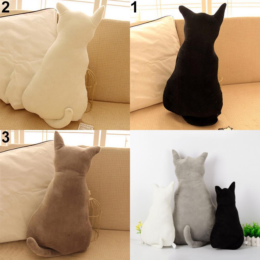 Adorable Plush Back Cat Toy Sofa Pillow Cushion Perfect For Cozy Home Decor