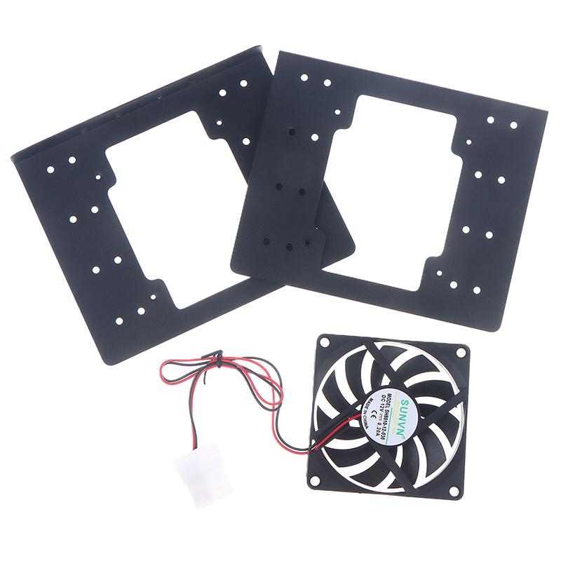 Chassis Built-In 4F Mechanical Hard Disk Bracket Metal 4X3.5 Hard Disk Superimposed Expansion Fan Cooling For Pc Case
