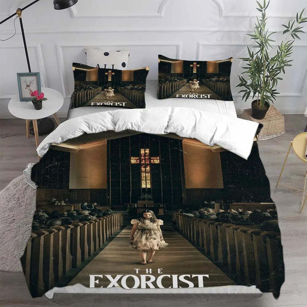 The Exorcist (1973) Bedding Sets Comforter Quilt Bed Cover Duvet Cover Pillow Case 2-3 Pieces Sets Kids Adult Size
