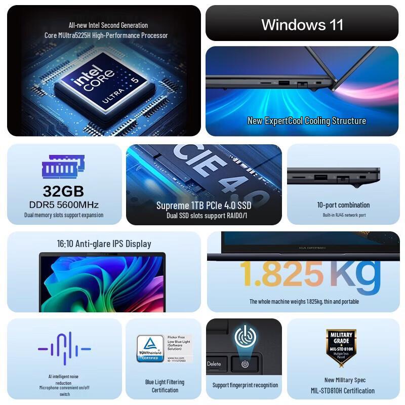 ASUS Dawn 6S AI Thin and Light Laptop (CN version)