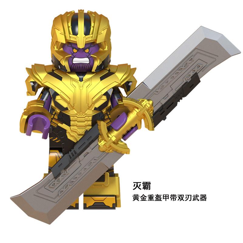 

The Avengers figures Patriot Iron Man MK85 Thanos Ghost Rider The Flash Building block minifigure assembly figures toys