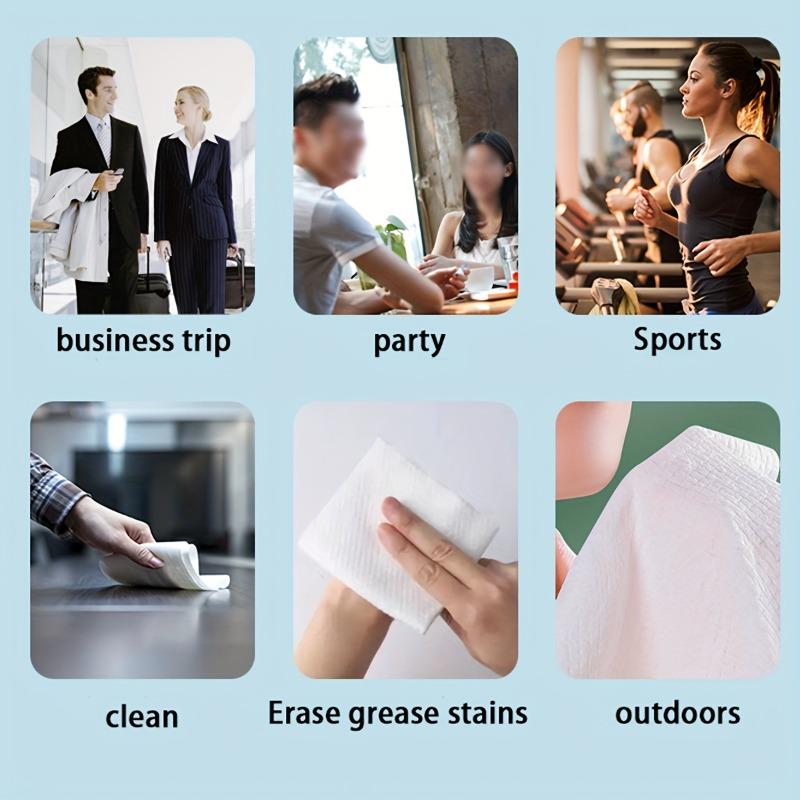 1/5/10/15/20PCS Disposable Compressed Facial Towels Mini Hand Towels Trave Towels for Outdoor, Work, and Daily