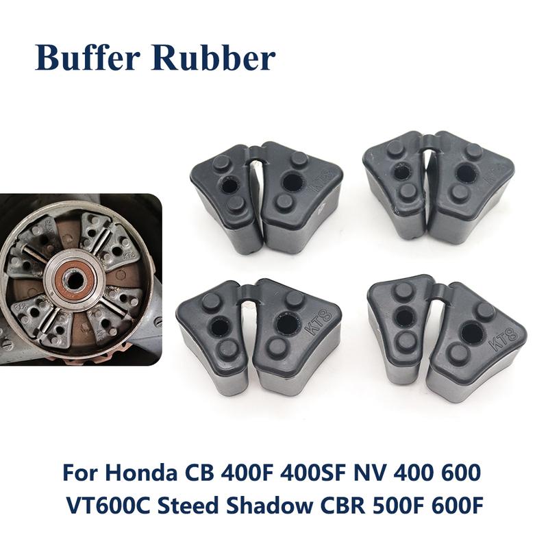 For Honda CB 400F 400SF NV 400 600 VT600C Steed Shadow CBR 500F 600F Motorcycle Rear Wheel Hub Damper Rubber Buffer Kit