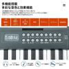 HZDMJ 61-Key Foldable Digital Piano, Rechargeable, MIDI Compatible, 200 Voices, Dual Stereo Speakers, Beginner-Friendly Piano Practice, Earphones, Jap
