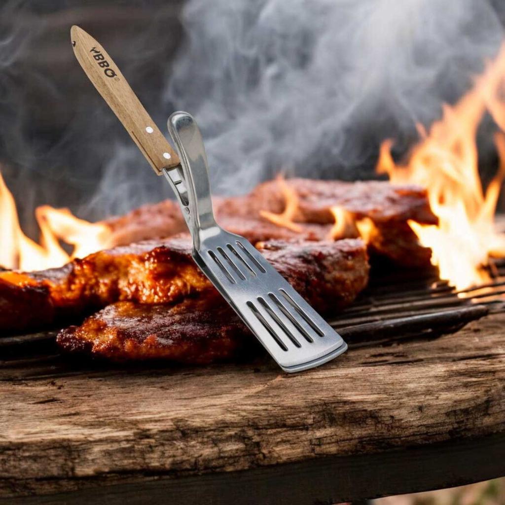 BBQ-Wender und Grillzange 2-in-1 489330
