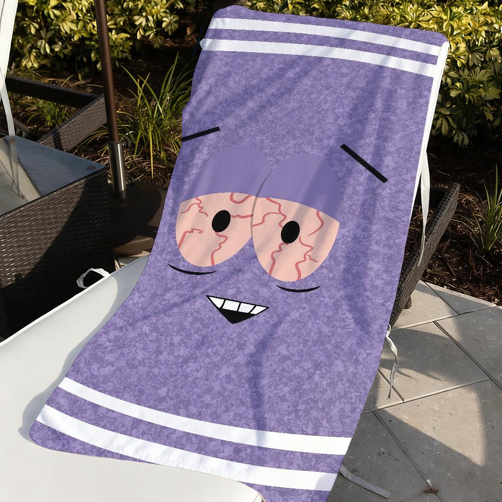 Funny T-Towelie Cartoon Towel Sports Quick Dry Travel Camping Gear Sandproof Soft Light Large Beach Towel