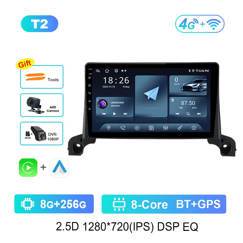 9'' DSP Stereo Android OS Touch Screen WiFi for Peugeot 5008 4008 2017 - 2019 Navigation GPS 4G Car Radio Multimedia Player BT