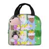 Ben And Hollys Cartoon Insulated Lunch Bag for Women Children Portable Food Boxes Thermal Lunch Box Tote