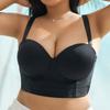 European and American Seamless Smooth Underwire Underwear Push-up Wide Bottom Half Cup Bra