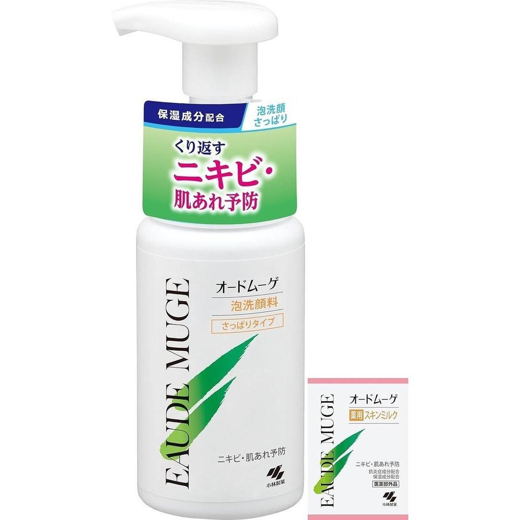 Kobayashi Eau de Muge Face Wash Foam  Fresh  Moist 150mL  130mL Refill