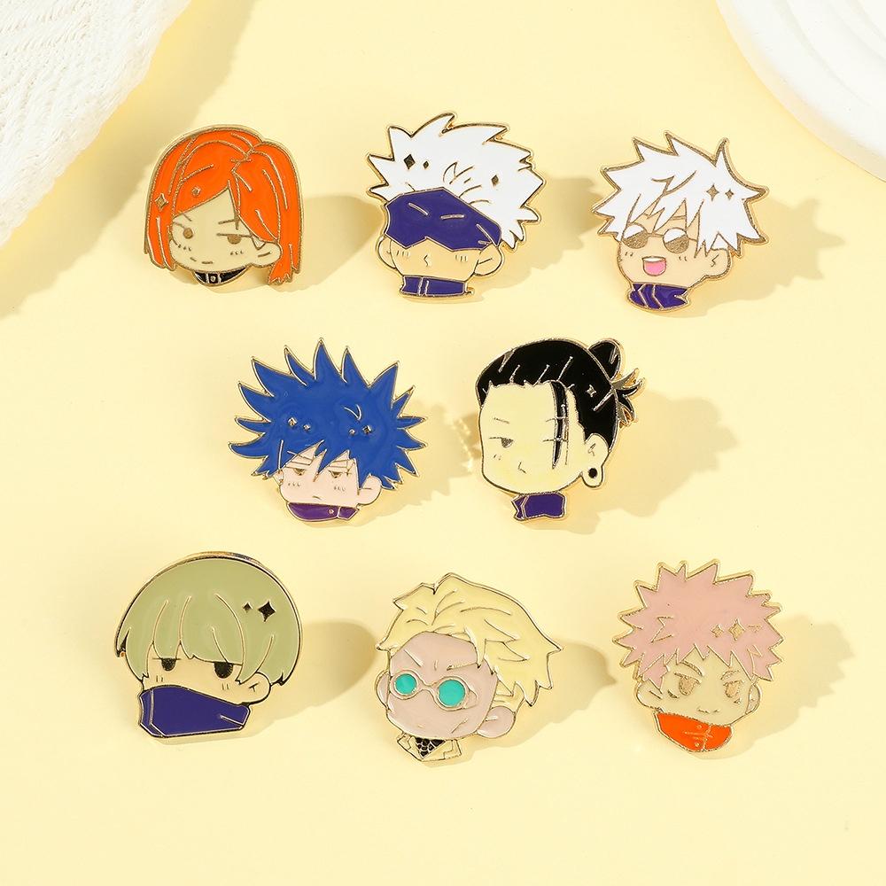 Functional Cute And Jujutsu Kaisen Pin Badge Q Version Yuji Megumi And More