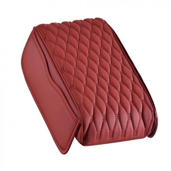 Center Console Seat Armrest Cushion Box Cover Protector With Side Pockets Use