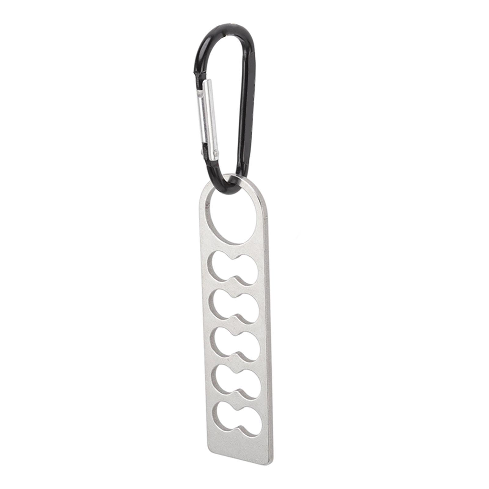 

Tent Peg Organizer with Buckle 304 Stainless Steel Camping Nail Holder Tent Stakes Storage Rack