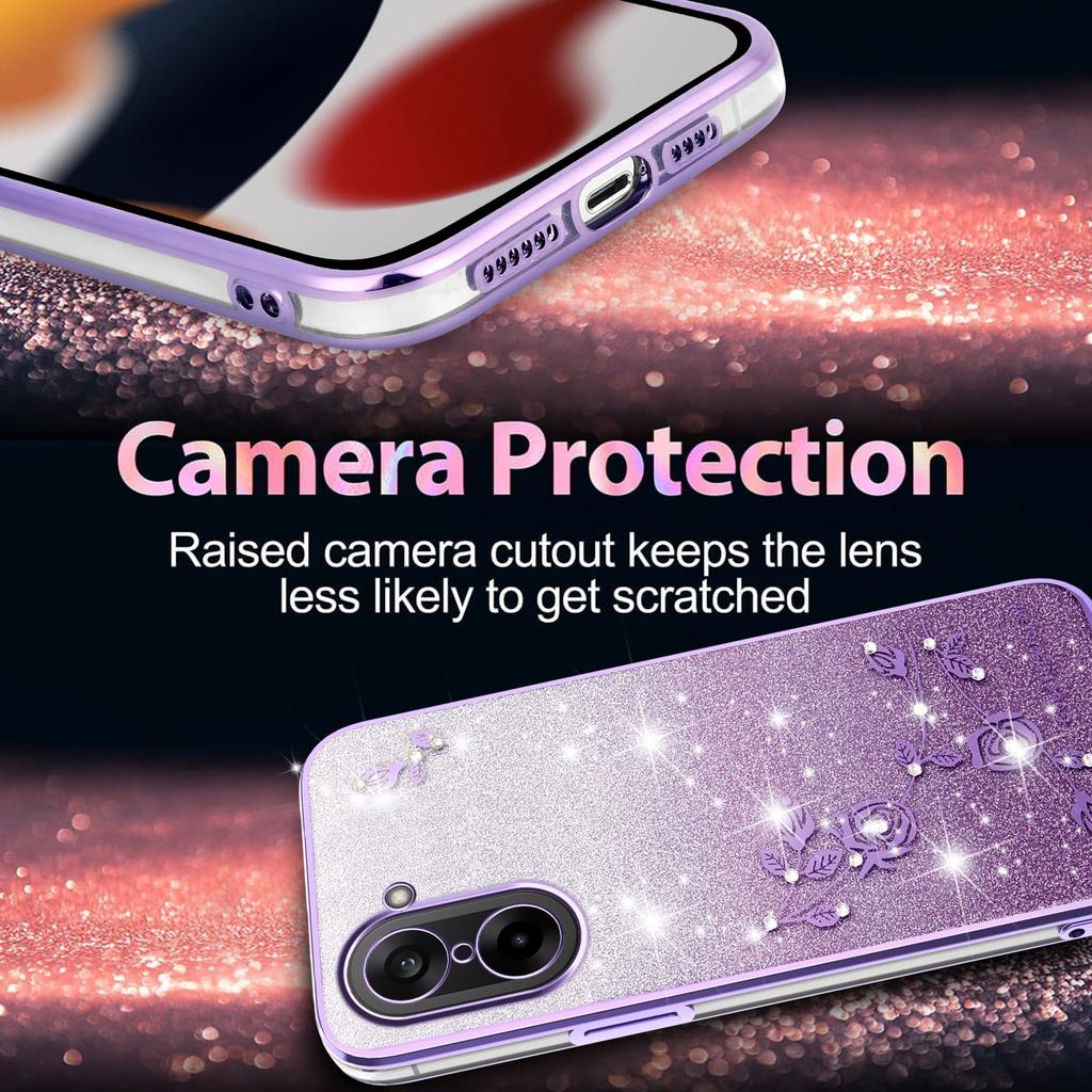 Für OnePlus Ace 5 Ultra 5G/Nord 5 5G Hülle Blume TPU Flexibel Farbverlauf Handyhülle