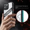 Compatible with Apple iPhone 12 13 14 16 15 Pro Max 11shockproof phone case iPhone14 15 16Plus invisible stand camera protection