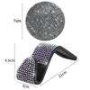 Universal Car Seat Back Hook Pad Hanger Rhinestone Inlaid Water Cup Pad Mount Storage Holder Car Interior Decor Auto Accessorie
