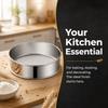 Round Stainless Steel Flour Sifter Stainless Steel Manual Flour Sifter  Baking Prep
