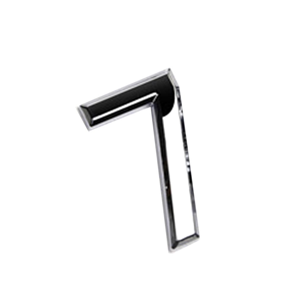 New Arrived Numeral Door Plaque House Sign Plating Gate 0 to 9 Plastic