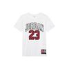 Jordan T-Shirt Letter Print Sports Casual Short Sleeve Kids Tops White DB7394-100