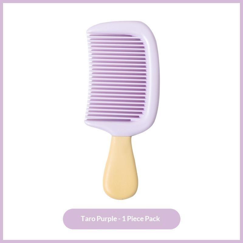 Cute Small Hair Comb Mini Durable Soft Plastic with Hanging Hole Lightweight for Kids Daily Grooming Travel