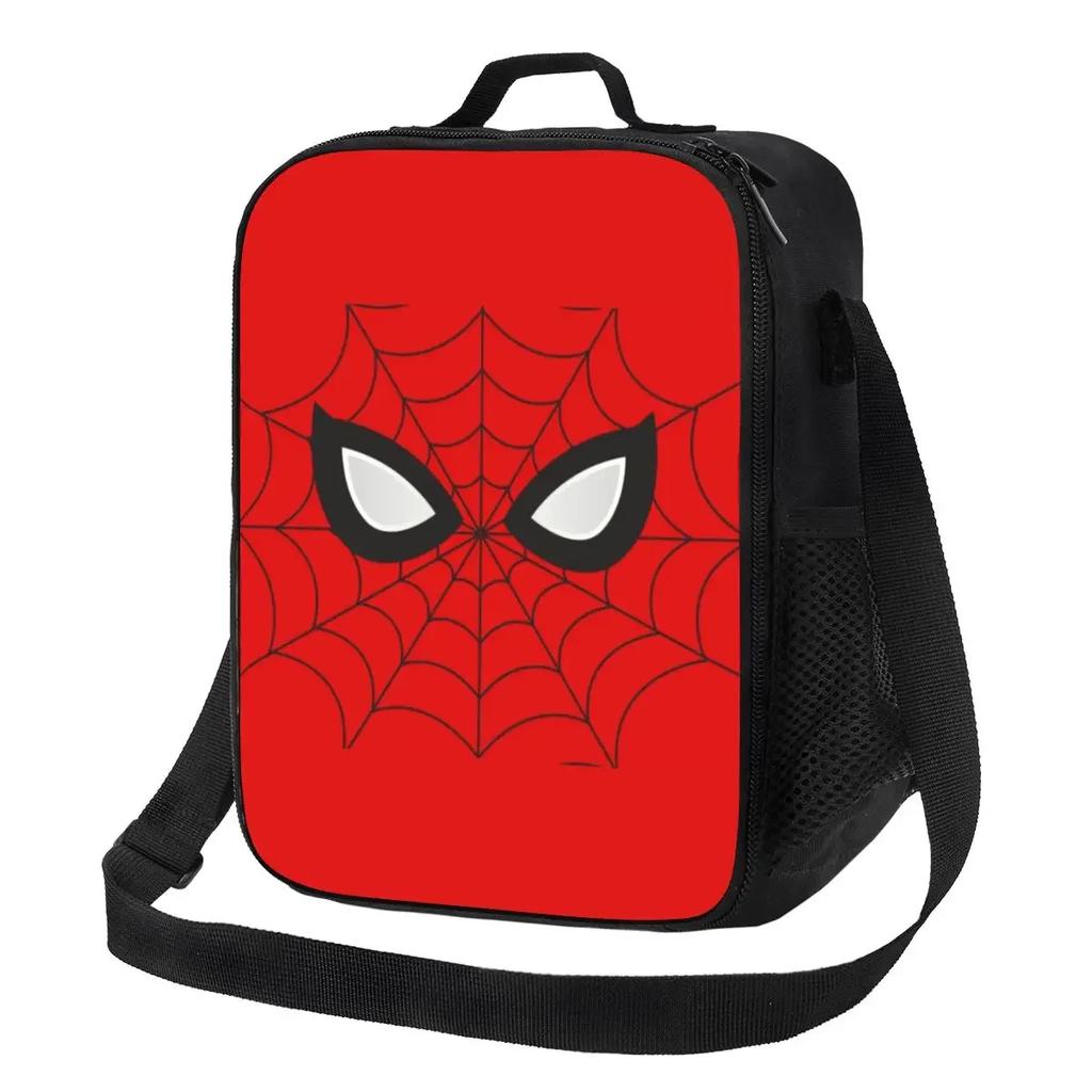 Spider Web Insulated Lunch Bag for Women Thermal Cooler Bento Box Office Picnic Travel