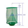 Fly Catcher Hanging Fly Catching Cage Fly Trap Flytrap Foldable Flies Trap Cage with Pot for Garden Ranch Orchard