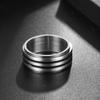 Nordic Men's Titanium Steel Rotating Punk Ring SA1139