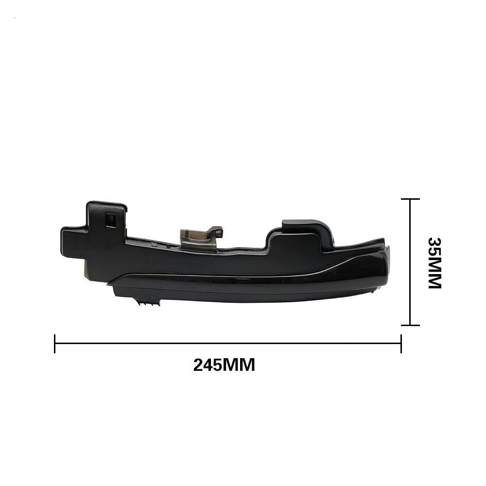 hotimp Volvo Compatible LED Sequential Turn Signals with Flowing Smoked for and Compatible with Volvo and Replacement for Genuine Left and Vehicle
