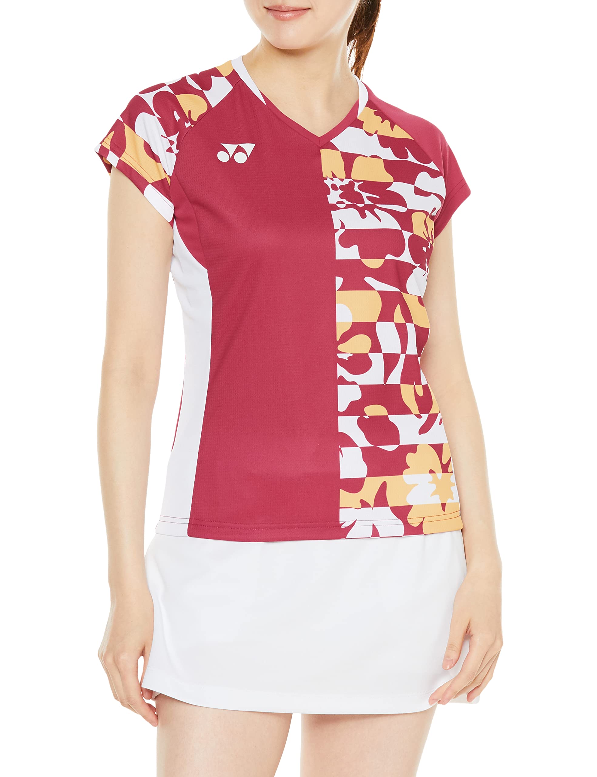 

Рубашка с коротким рукавом Game Shirt Reddish Rose M [Yonex] женская (546)