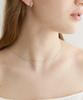 Halden One Pearl Thin Necklace (N003_Silver)