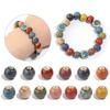 20pcs 10mm Round Ceramic Beads Colorful Spotted Porcelain Loose Spacer Bead For DIY Jewelry Making Necklace Bracelet Accessories