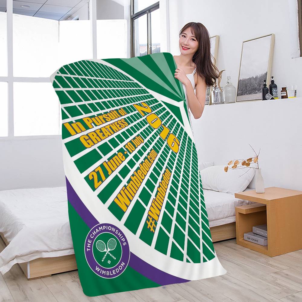 W-Wimbledon Pattern Cartoon Beach Towel Cute Kawaii Room Decor Bath Girls Children Hand Towels For Bathroom Shower