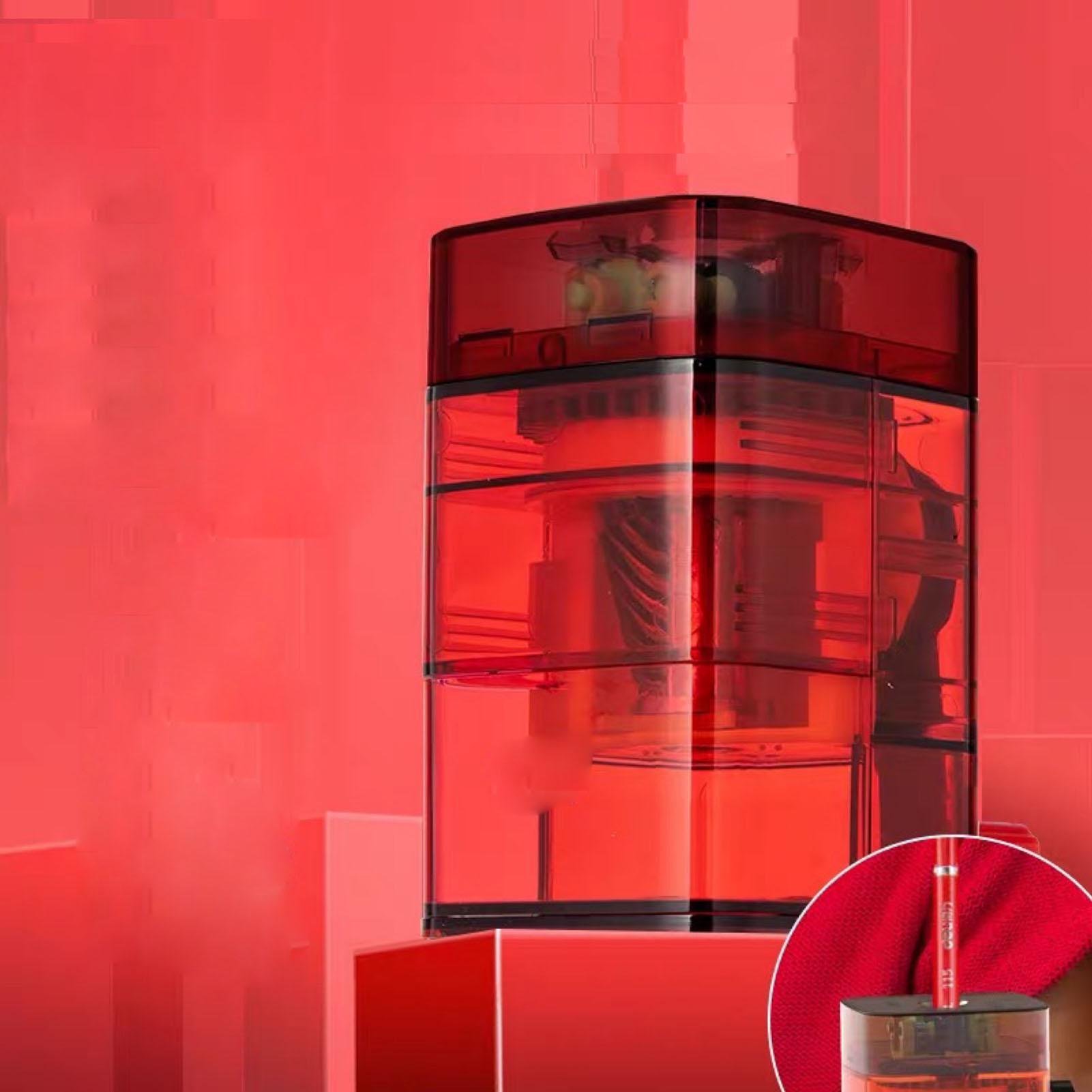 

Ручная точилка для карандашей Автоматическая подача карандаша Ручной привод Прозрачная структура Пластик Металл Портативная точилка для карандашей прозрачный красный