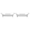 1 Pair for Samsung Galaxy Watch Ultra 47mm Watch Band Connector Stainless Steel 22mm Strap Adapter