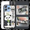 Back Cover Cartoon Phone Case For ZTE Blade A73 4G/V50 Smart Cute Kickstand Wristband Shockproof Waterproof Soft case