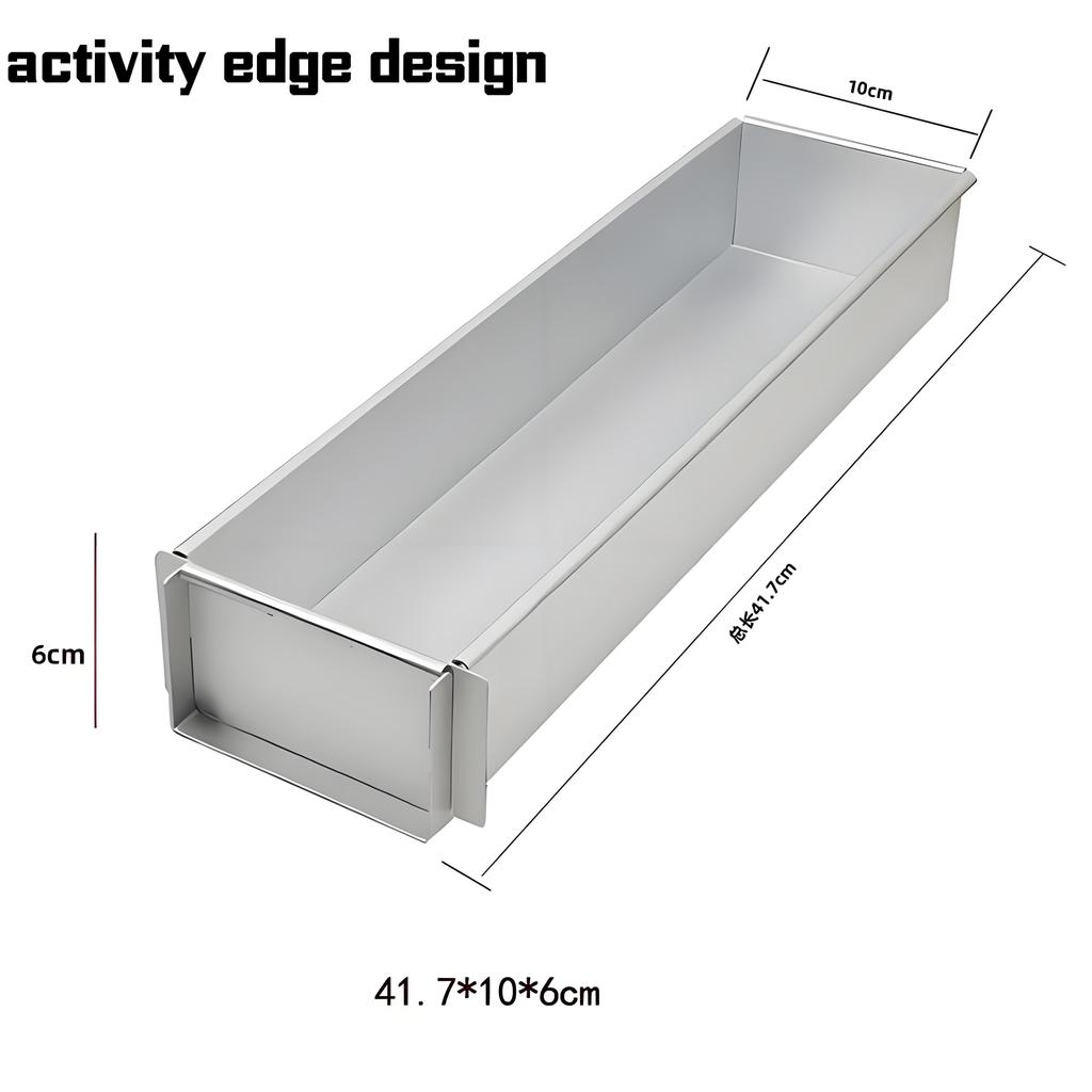 Non-Stick Aluminium Alloy Rectangular Bread Mold Mini Toast Cake Pan Baking Tray Loaf Kitchen Bakeware Cooking Tools