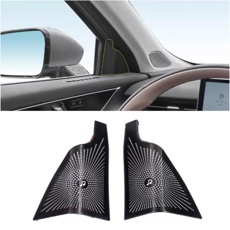 Abaiwai For Chery Tiggo 9 2025 Car Door Audio Speaker Cover A/c Pillar Tweeter Seat Horn Rear Panel Loudspeaker Stickers