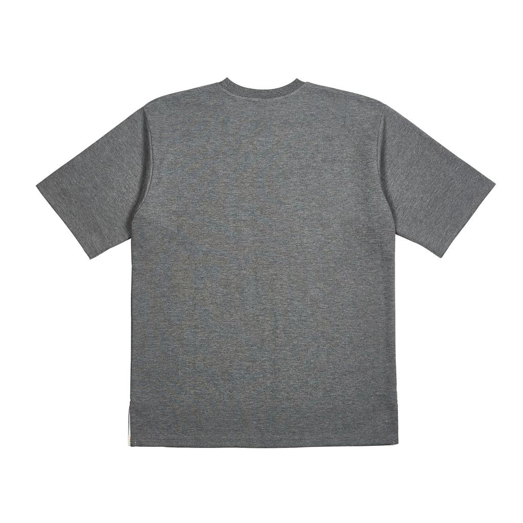 J FIASCO Plain Short Sleeve T-Shirt [Dark Gray]